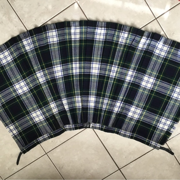 Vintage 1980s Kilt Skirt 100% Wool - Picture 5 of 5